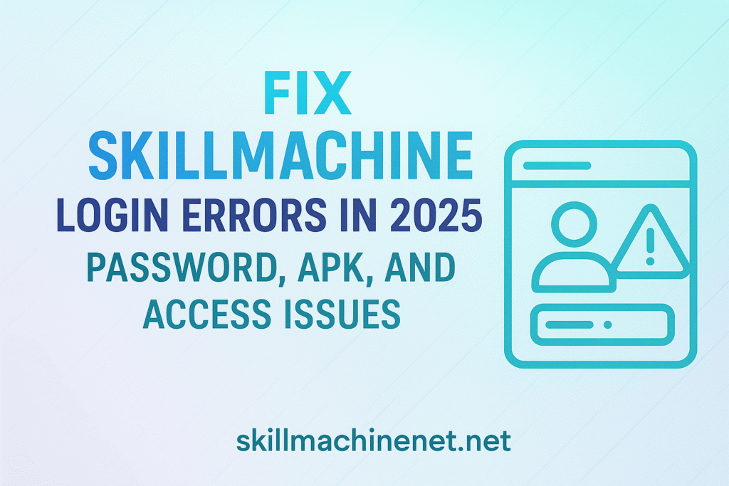 Skillmachine Login Errors