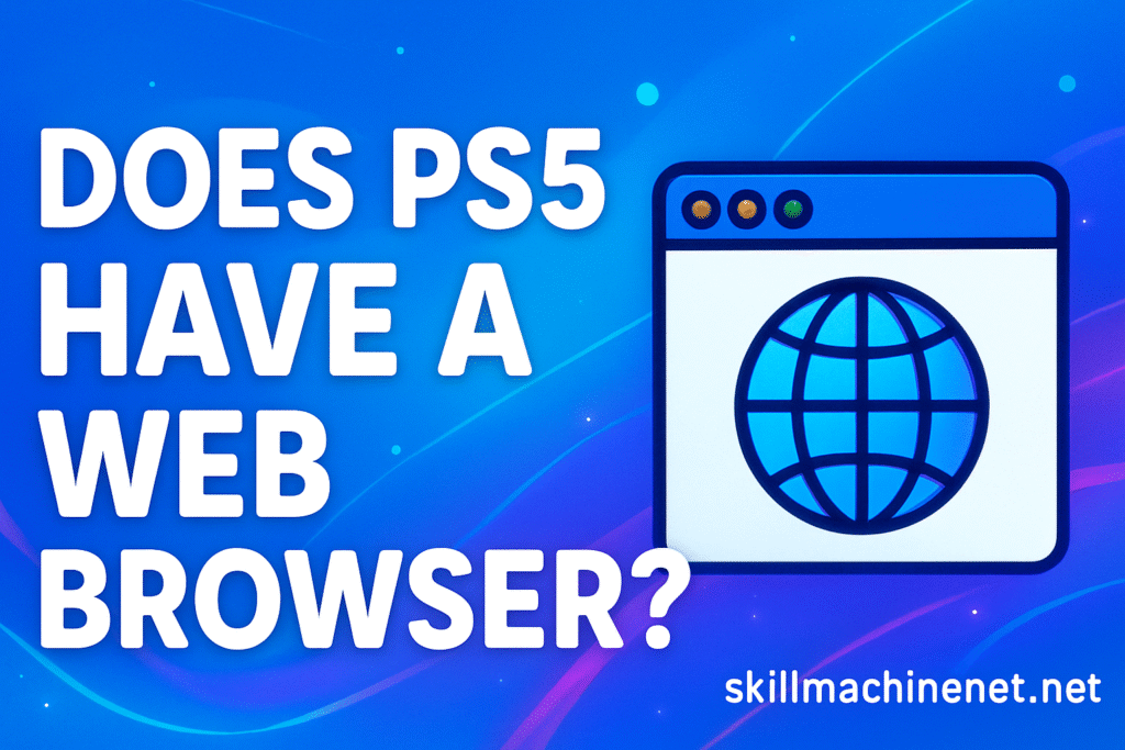PS5 Have a Web Browser