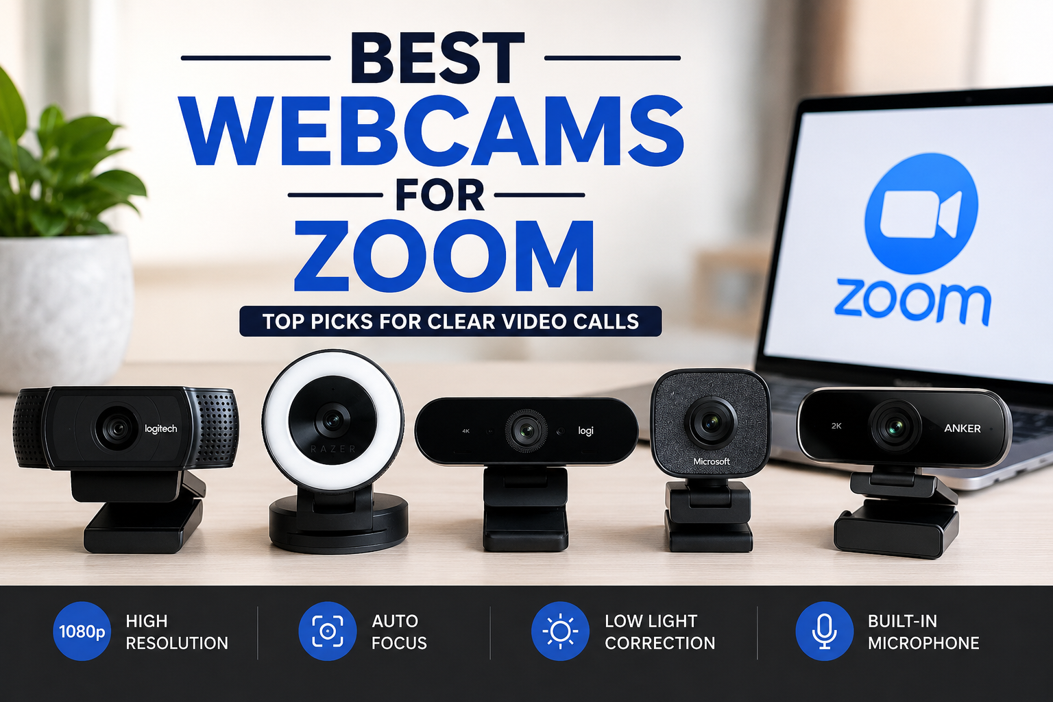 Best Webcams for Zoom: Top Picks for Clear Video Calls