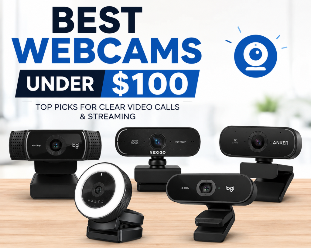 Best Webcams Under 100 for Clear Video Calls in 2026